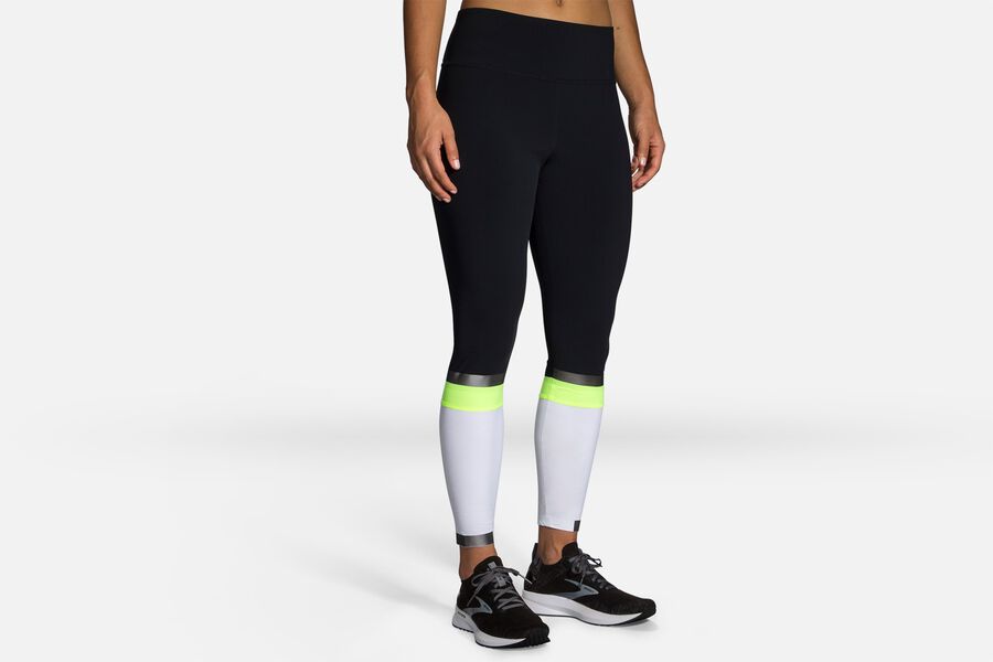 Brooks Women's Carbonite 7/8 Tight Bottoms Luminosity ( AGKSI5046 )